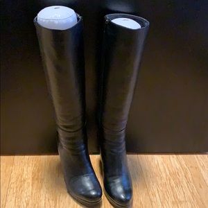 knee high wedge boots vaneli size 8